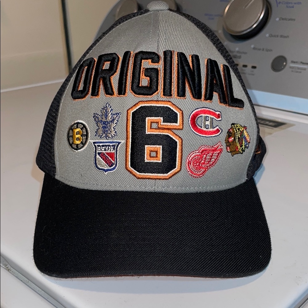 Original 6 Gray and Black Baseball Cap
